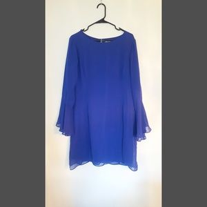 Blue Bell Sleeve Dress